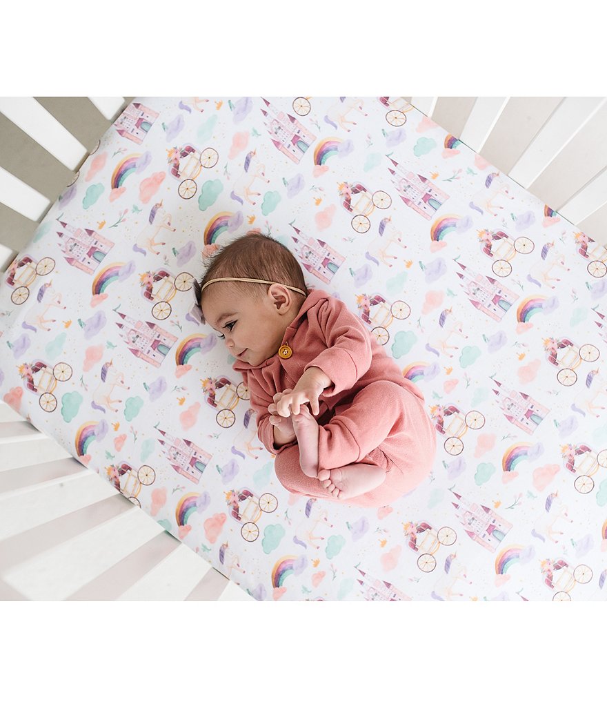 Copper Pearl Baby Girls Enchanted Premium Crib Sheet