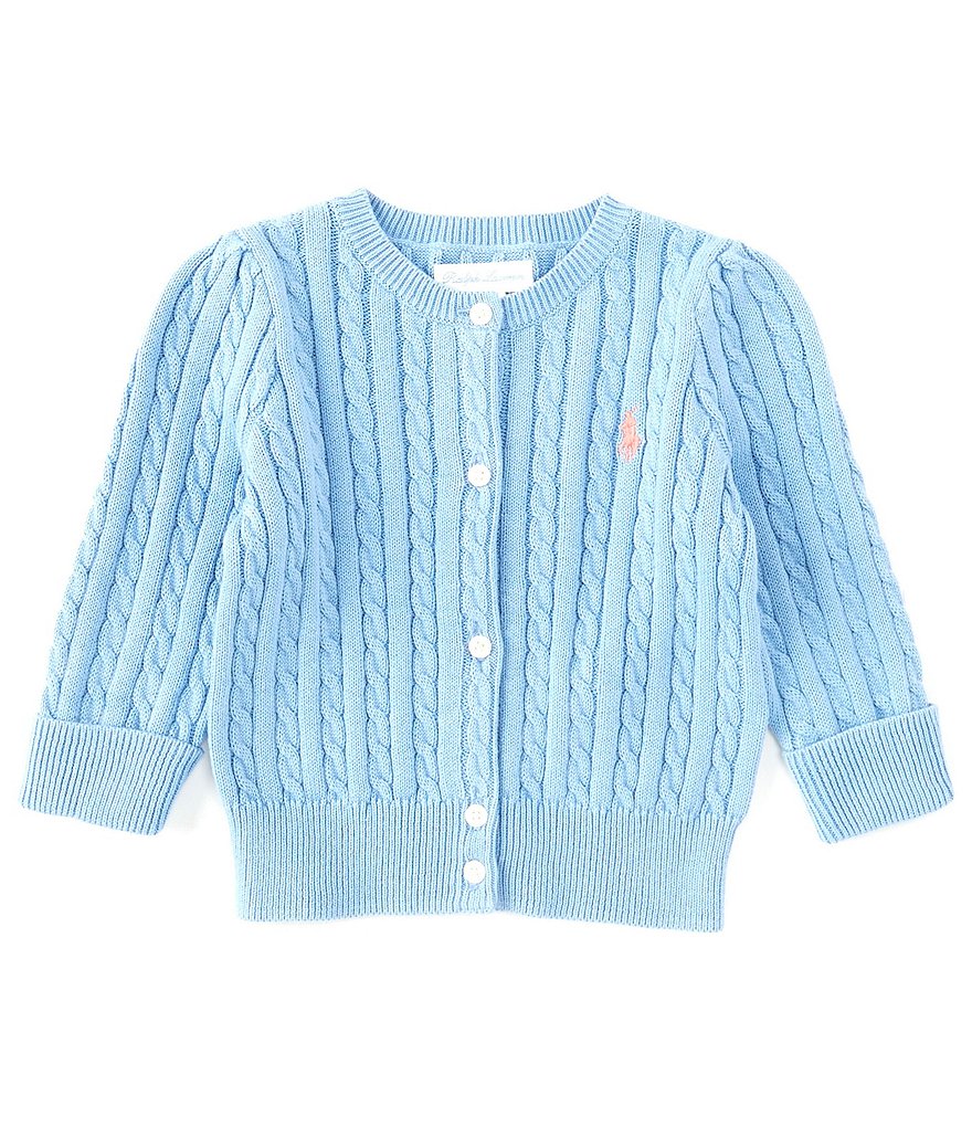 Ralph Lauren Baby Girls 3-24 Months Mini Cable-Knit Cardigan