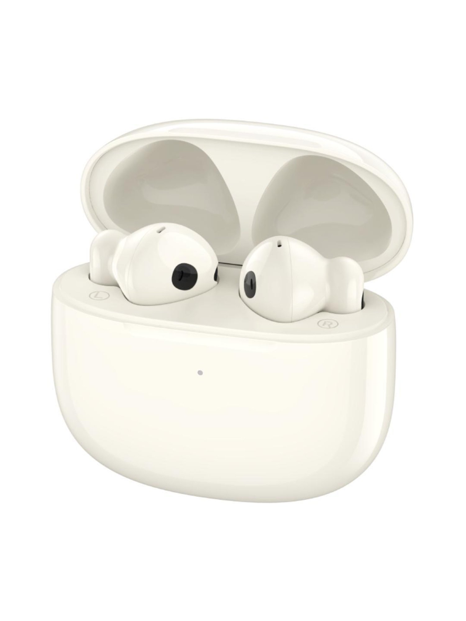 Edifier W320TN In Ear Earbuds with Adaptive Active Noise Cancelling (White, True Wireless)