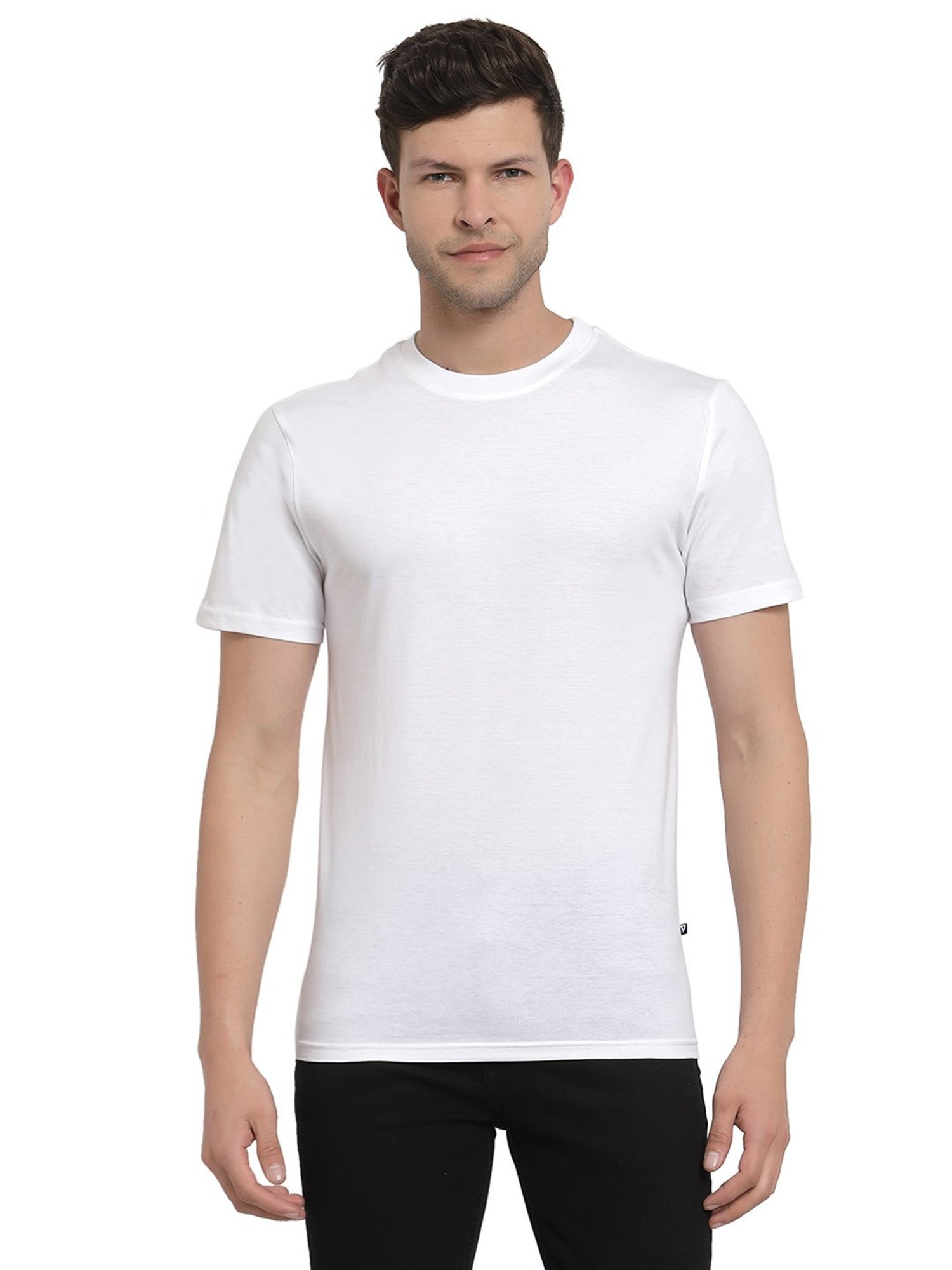 Proteens White Round Neck T-Shirt