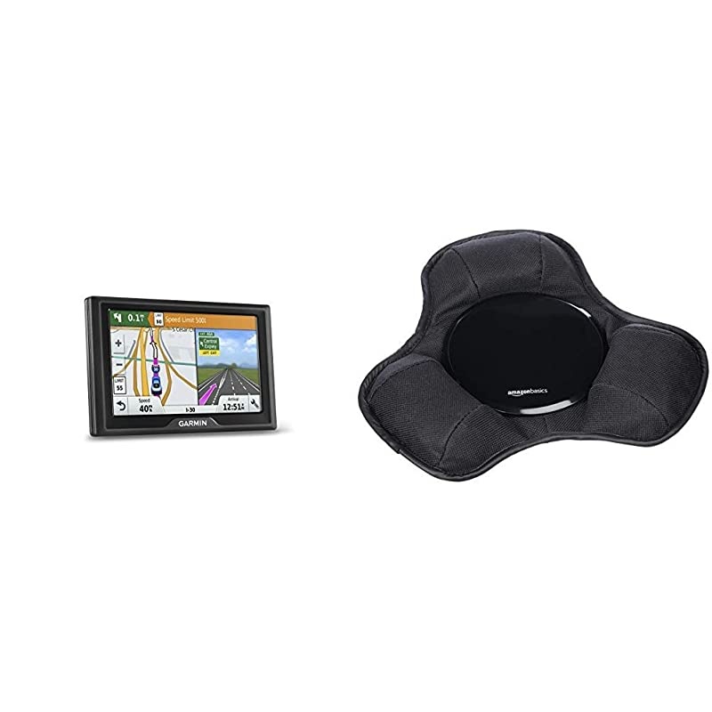 Drive 50 USA LM GPS Navigator System with Lifetime Maps, Spoken Turn-By-Turn Directions, Direct Access, Driver Alerts, and Foursquare Data, (Renewed)