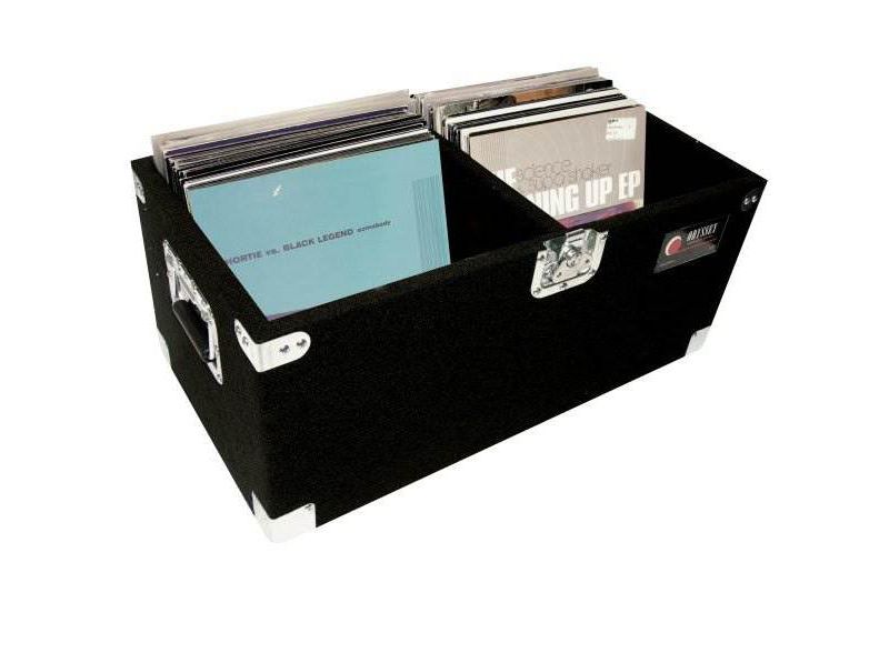 Odyssey CLP200P Carpeted Pro DJ Vinyl Record Case + C45200 45 RPM Record Case