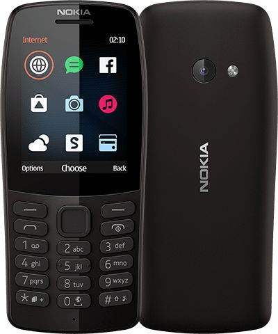 Nokia 210 Dual-SIM 16MB (GSM Only | No CDMA) Factory Unlocked 2 GSM Cell-Phone (Black) - International Version