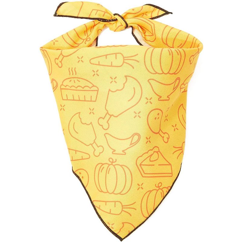 6-Pack Assorted Pet Bandana for Dogs and Cats, One Size Fits Most Medium to Large, Holiday Design (25.25" x 12.5")