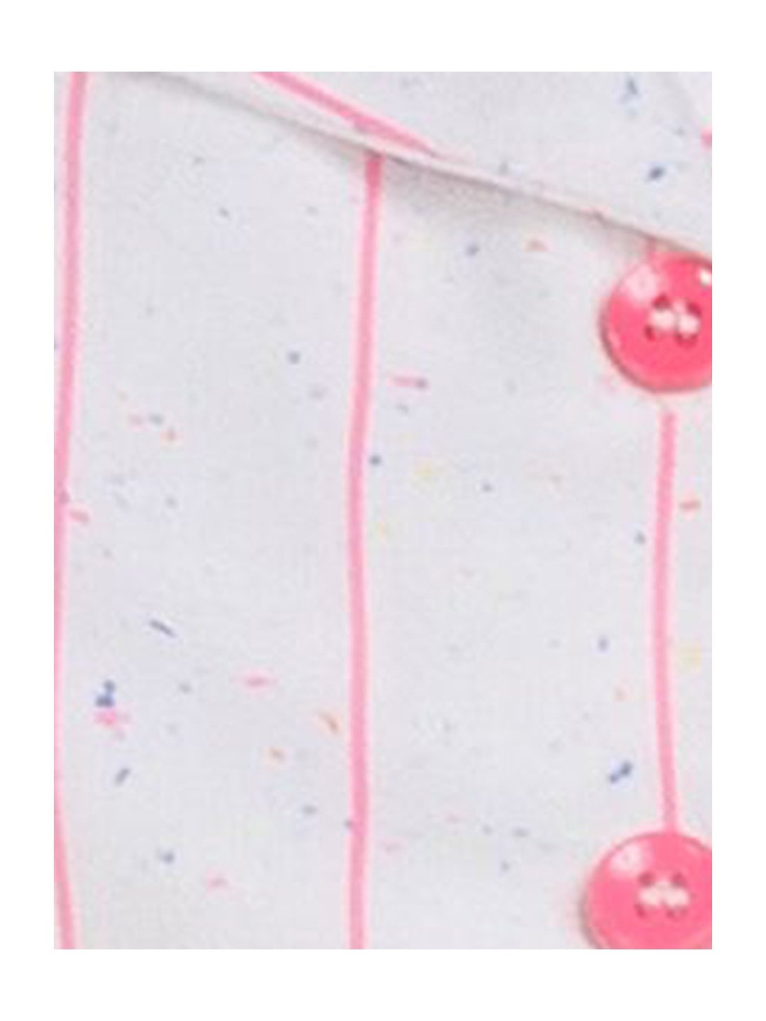 Peppermint Kids Pink & White Printed Shirt Dress with Belt