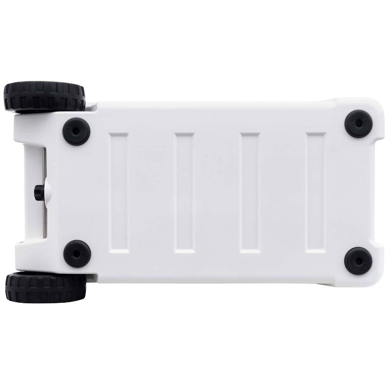 Driftsun DS-ICE-70WHT Heavy Duty 70 Quart Rotomolded Thermoplastic UV Resistant Portable Insulated Hardside Ice Chest Beverage Cooler, White