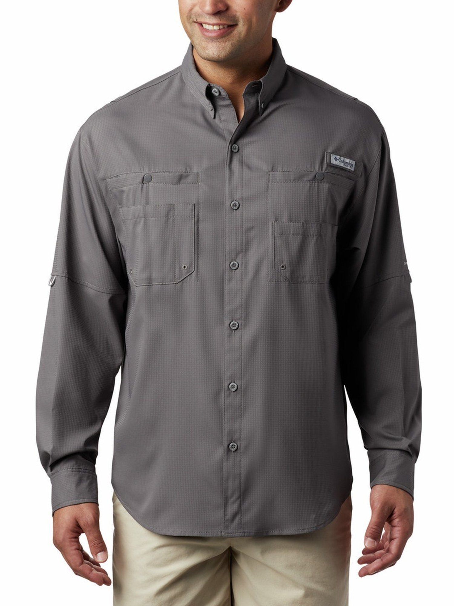 Columbia City Grey Regular Fit Shirt