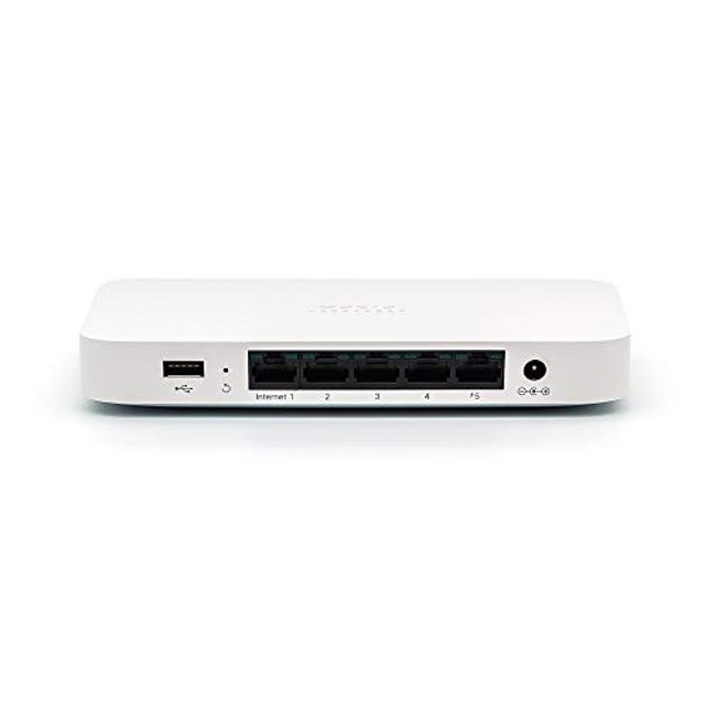 MERAKI GO 5 Port Security Gateway | Cloud Managed Firewall & Router | Cisco [GX20-HW-US]