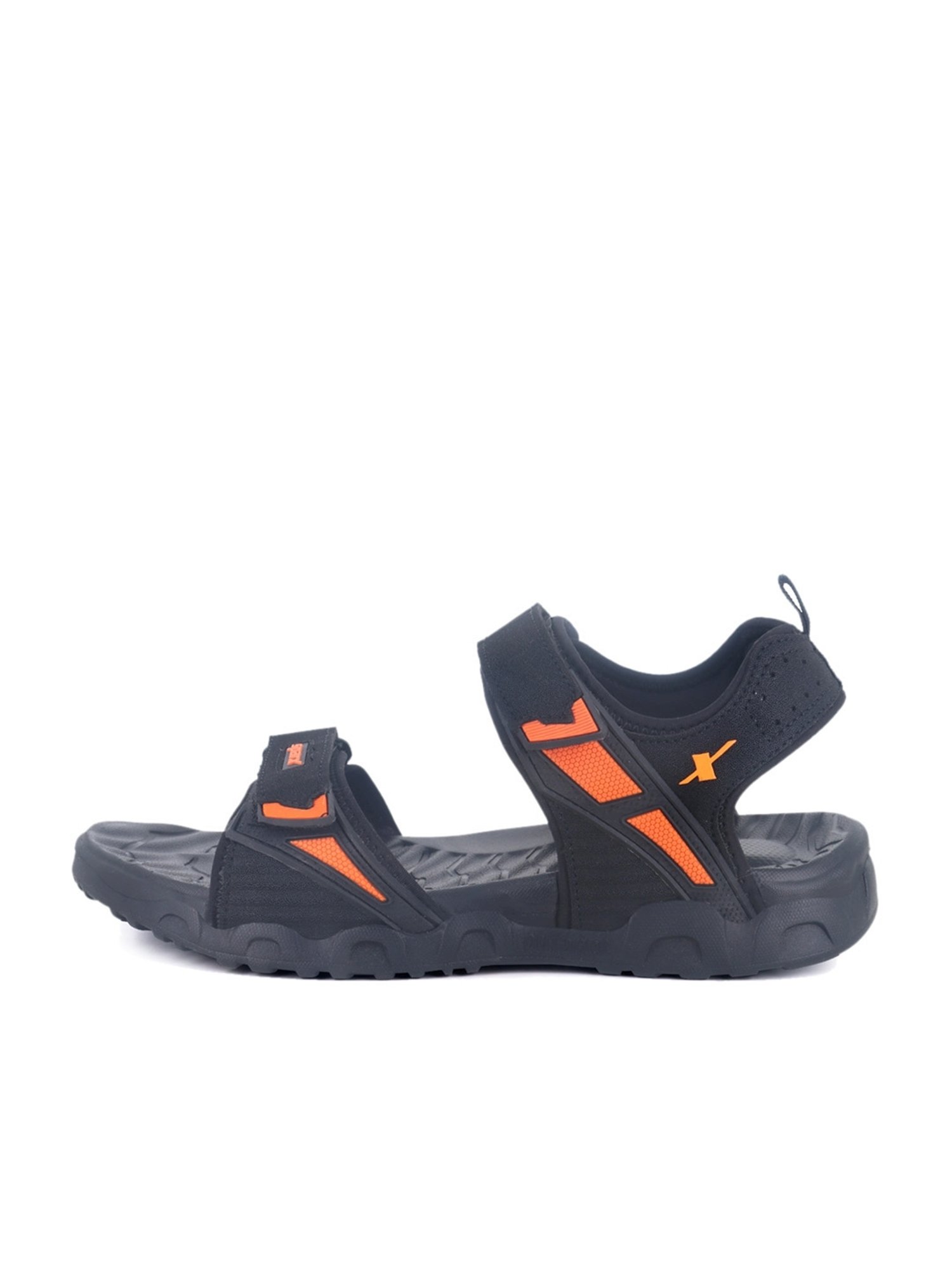 Sparx Men's Black Floater Sandals