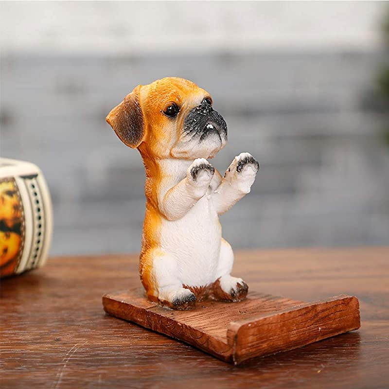 Dog Cell Phone Stands Pet Smartphone Holder for Desk Saint Bernard