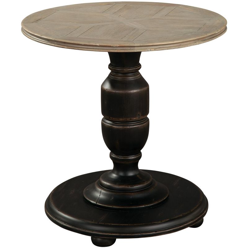 Hekman 27843 Round Pedestal End Table Special Reserve