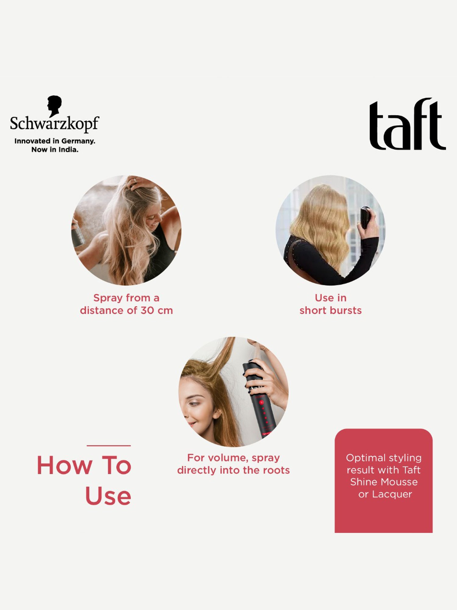 Schwarzkopf Taft Shine Hairspray Hold 4 - 250 ml
