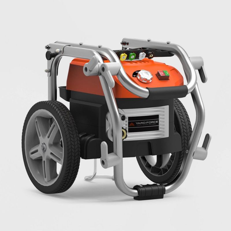 2200psi 19" Brushless Electric Pressure Washer With Adjustable Pressure And Turbo Nozzle - Yard Force