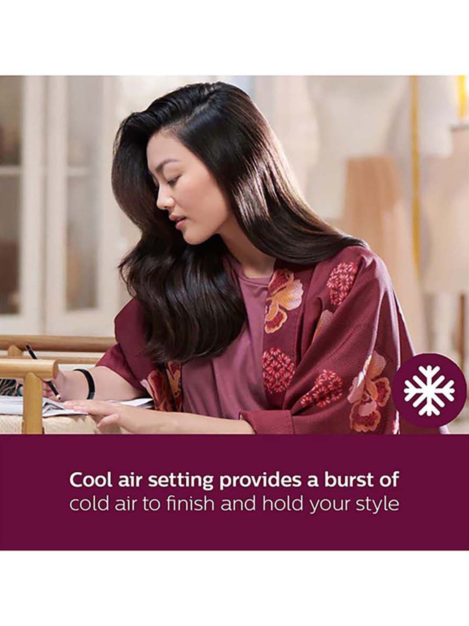 Staunch SHD2011 1600W Compact and Foldable Hair Dryer (White and Pink)