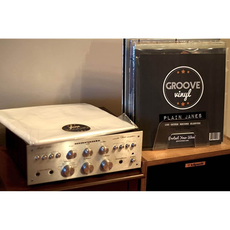 100 Vinyl Record Sleeves | 1275 x 1275 | 3 Mil Clear Album Sleeves | Fits 12 Inch Single Double and Gatefold LPs | Protect Your Record Collection