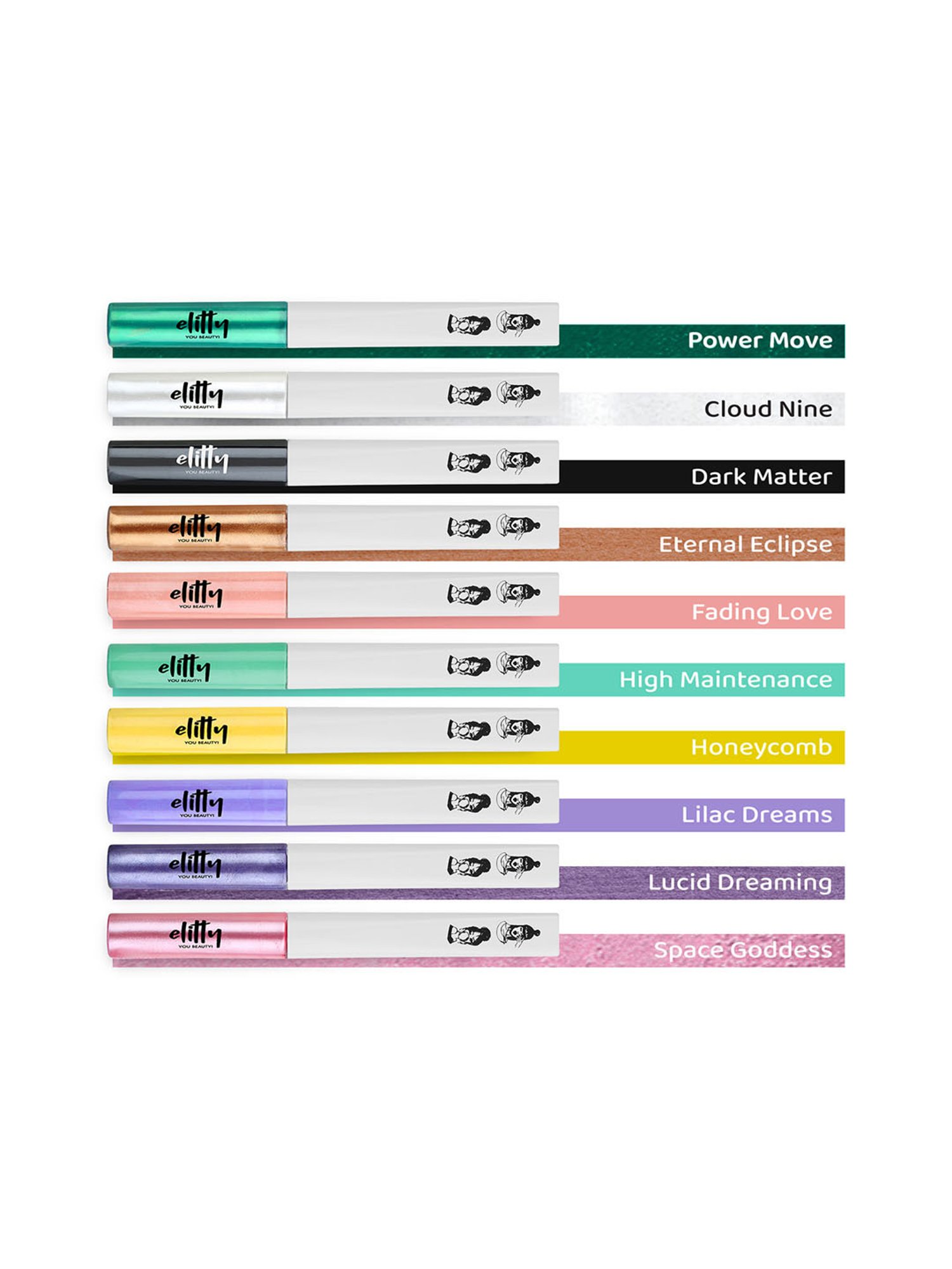 Elitty All Eyes on You Pop Eyeliner - Dark Matter (Matte Black) - 4 ml