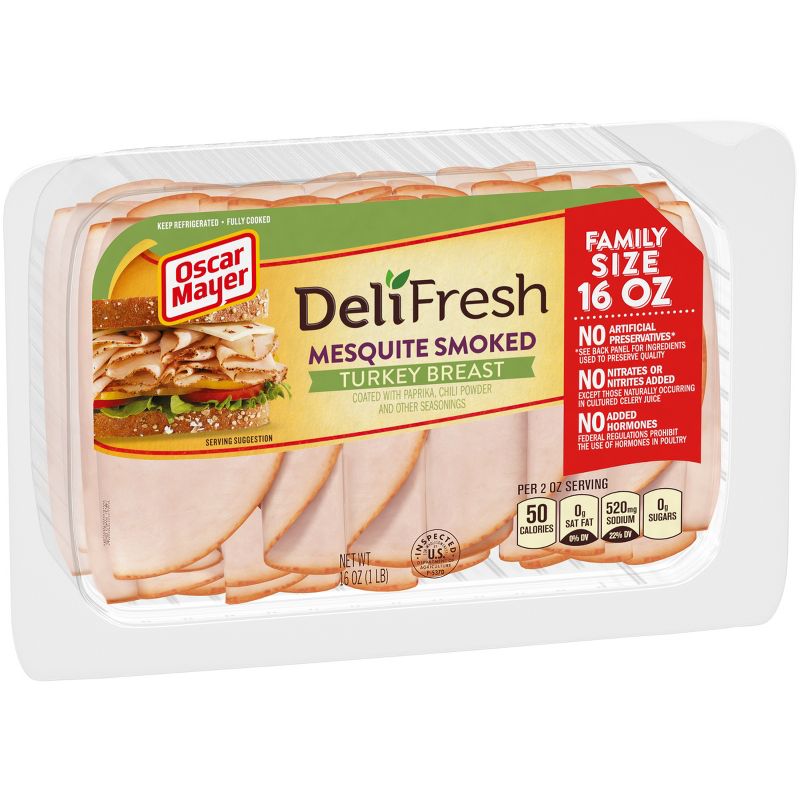 Oscar Mayer Deli Fresh Mesquite Smoked Turkey Breast - 16oz