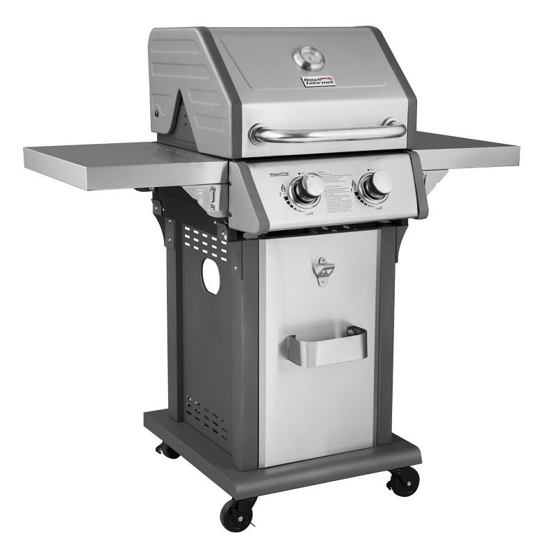 Royal Gourmet - 2 Burner Liquid Propane Gas Grill with Side Shelves - GG2006