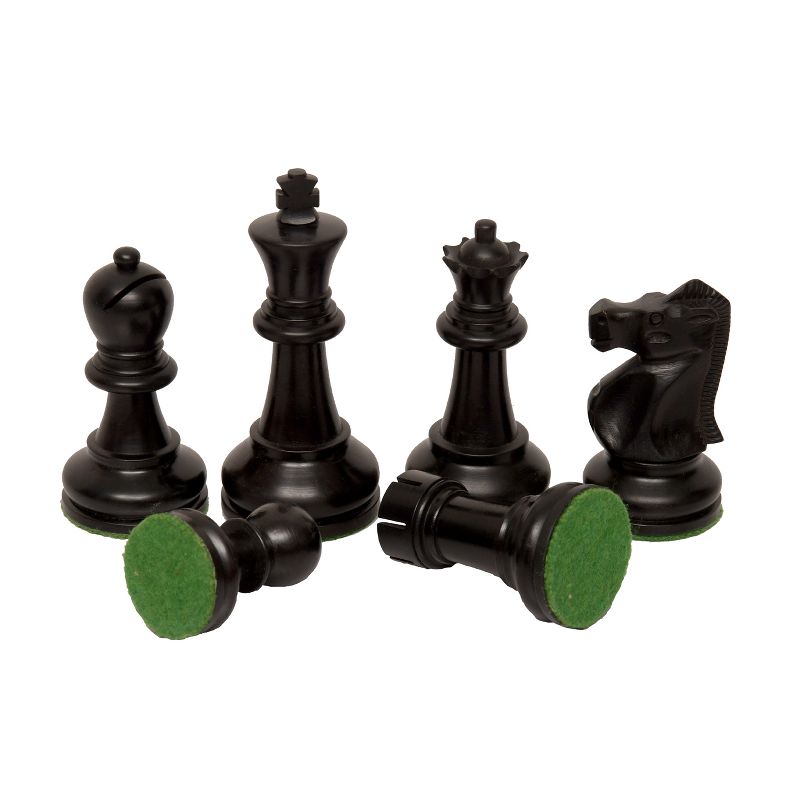 The Bobby Fischer Series Metal & Acrylic Chess Pieces - 3.5 inch king