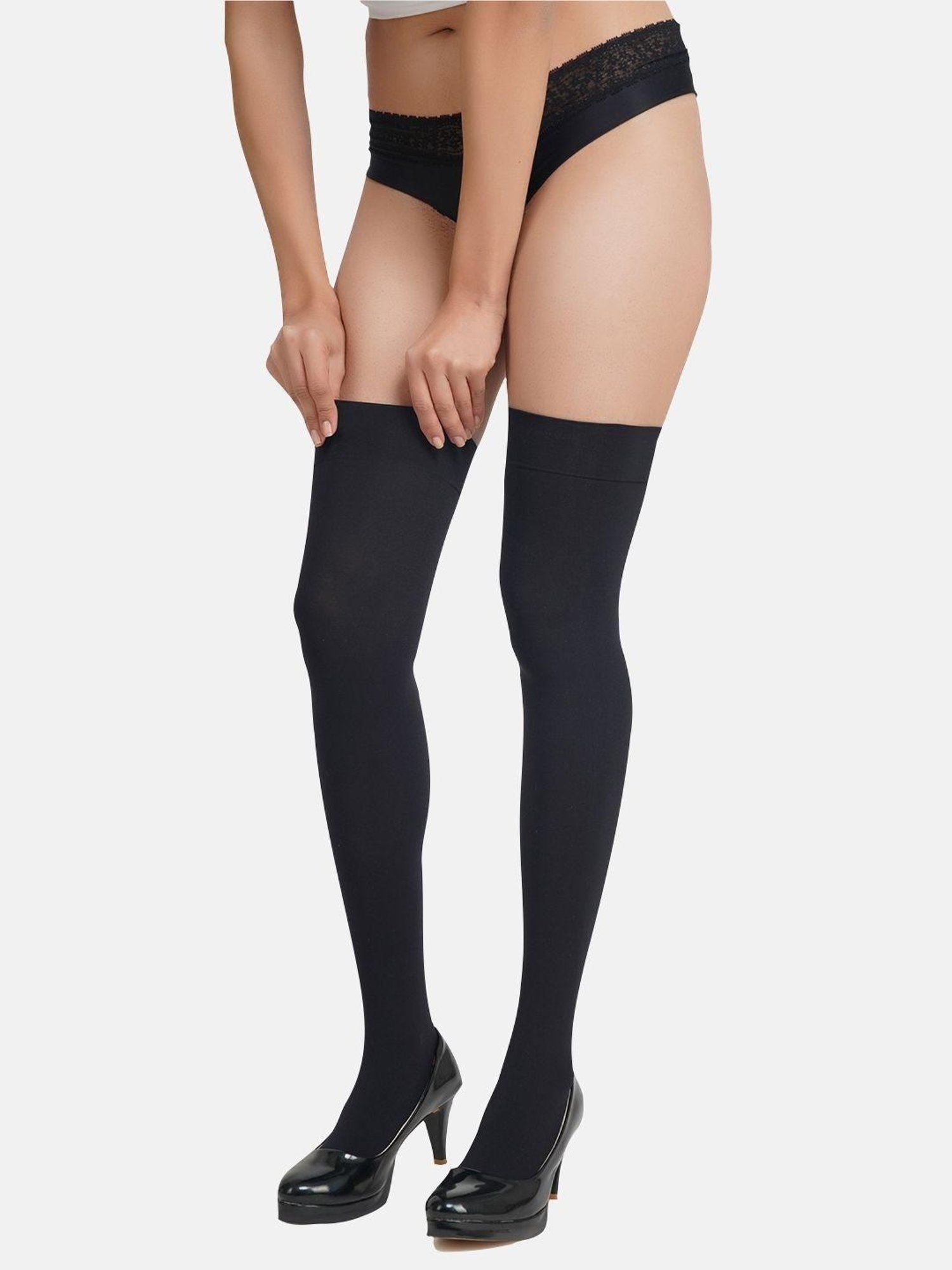 Da Intimo White Lace Stockings