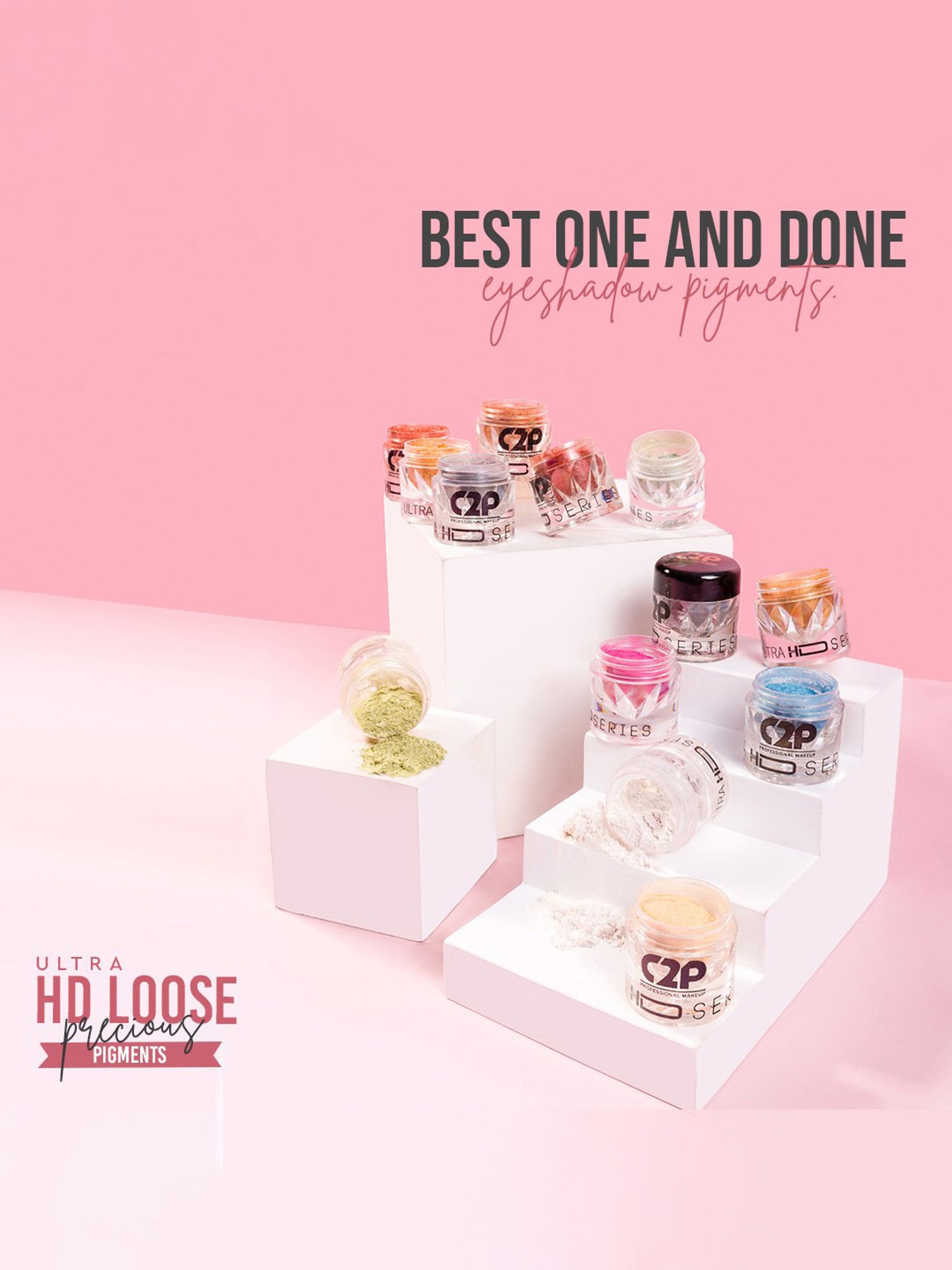 C2P PROFESSIONAL MAKEUP Ultra HD Loose Precious Pigments Eyeshadow 03 Fairy Land - 2 gm