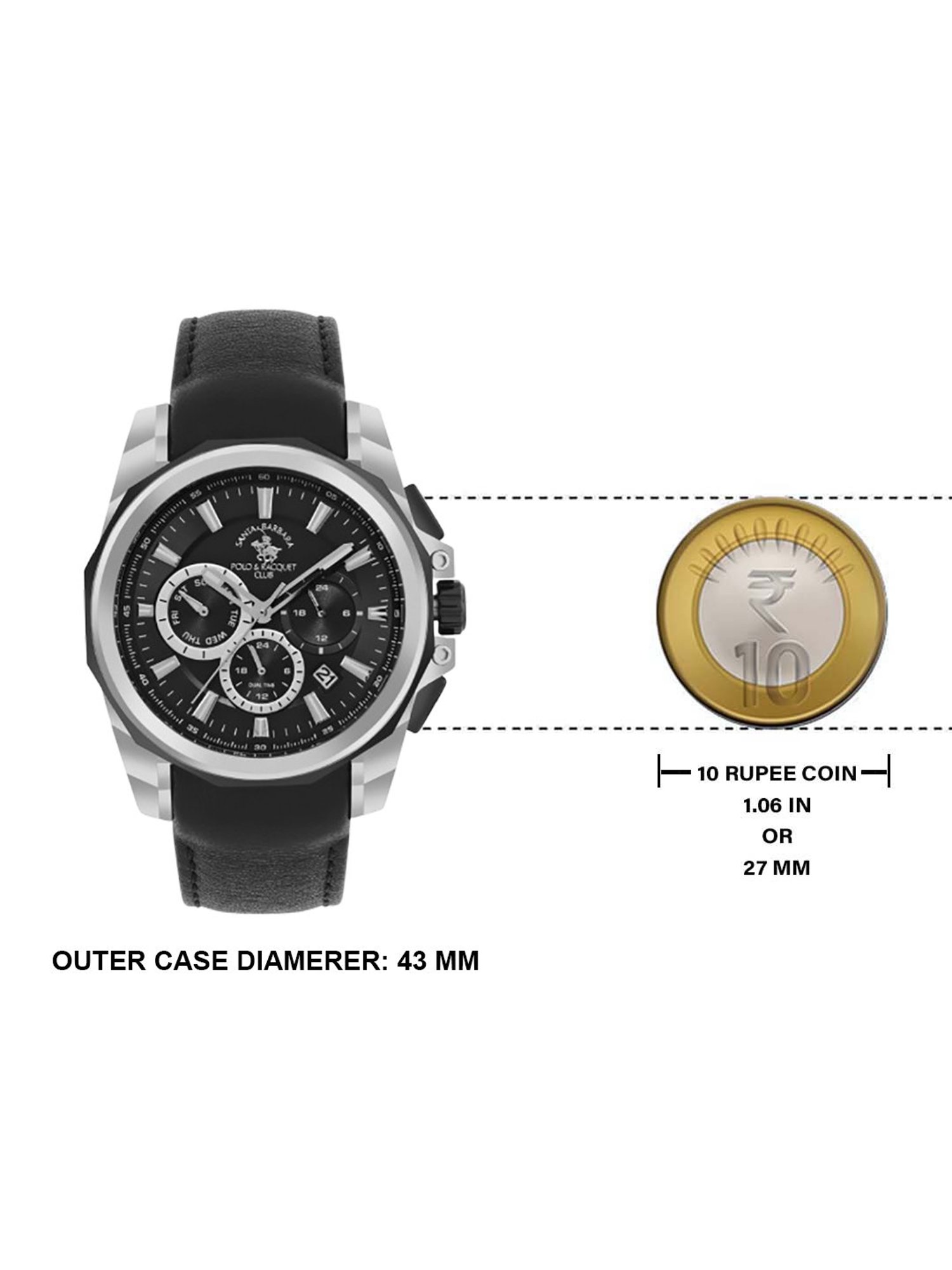 Santa Barbara Polo & Racquet Club SB.1.10511-1 Chronograph Watch for Men