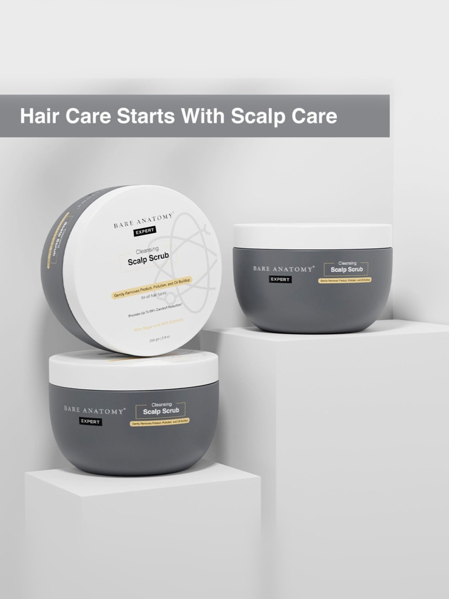 Bare Anatomy Expert Cleansing Scalp Scrub - 250 gm