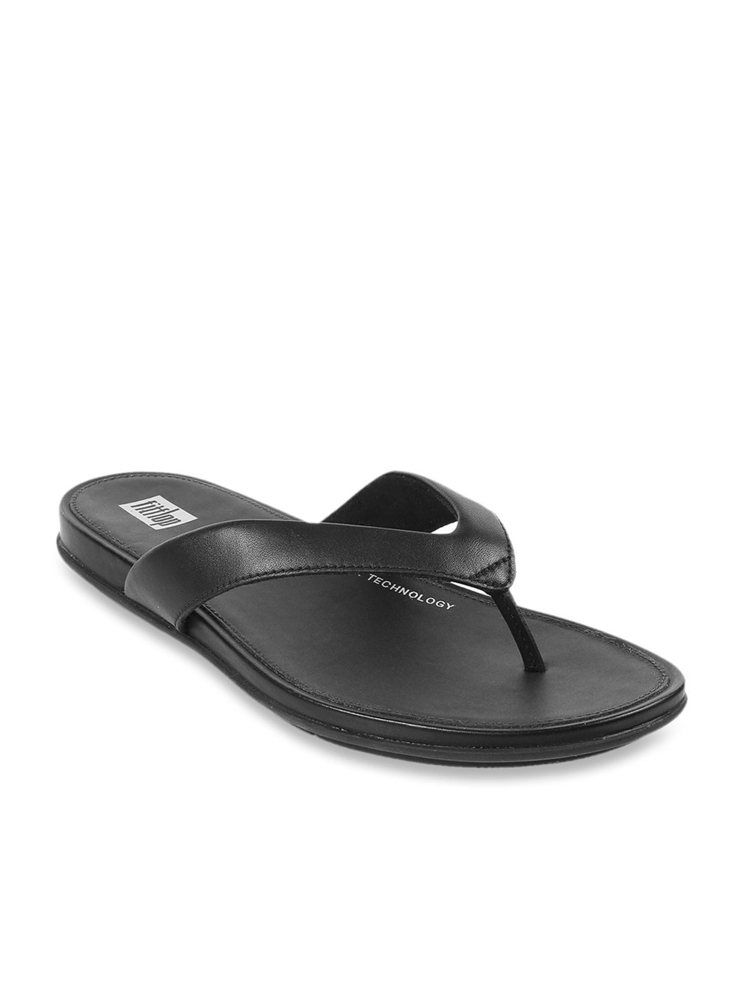 FitFlop Women's Black Thong Sandals
