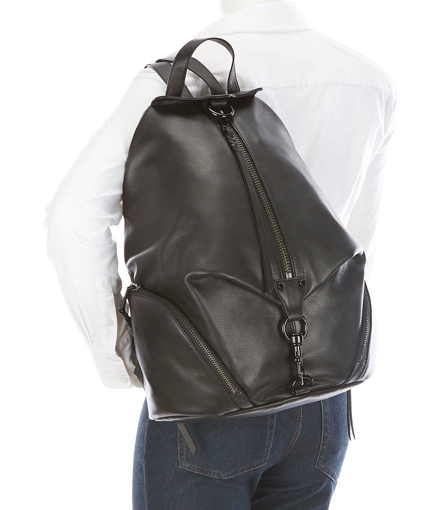 REBECCA MINKOFF Julian Leather Jumbo Backpack