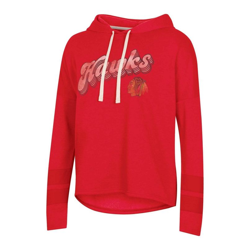 NHL Chicago Blackhawks Women's Center Ice Fleece Hoodie - M