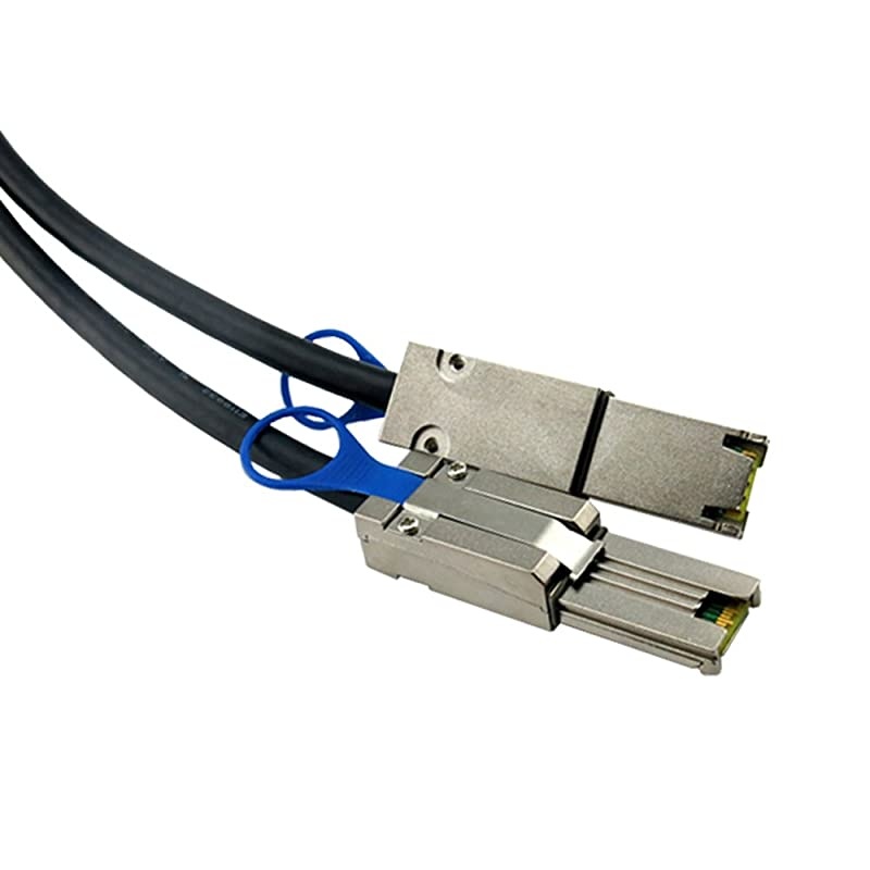 External 26 Pin Mini SAS SFF-8088 to Mini SAS 4X SFF-8088 Data Cable Male Cord Server Raid Cable (50CM/1.65FT)