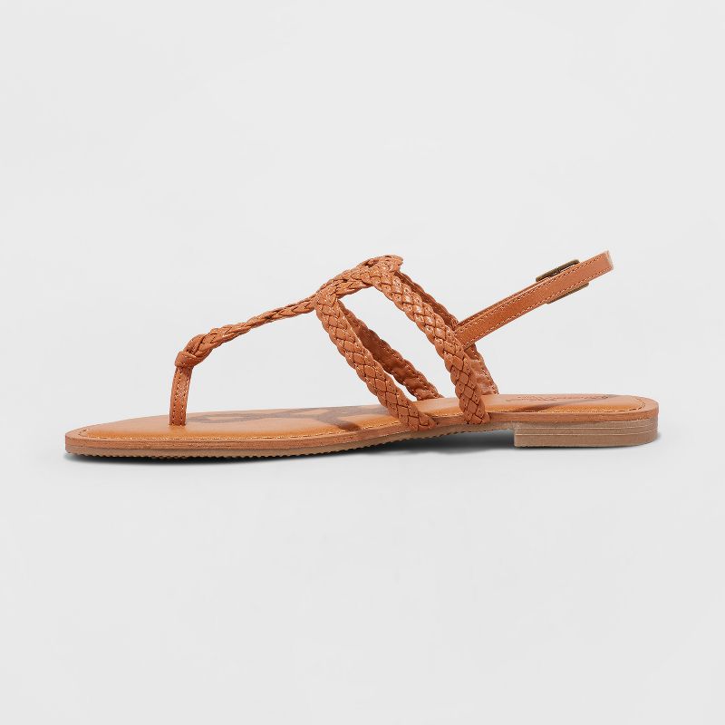 Women's Hartley T Strap Thong Sandals - Universal Thread™ Black 9