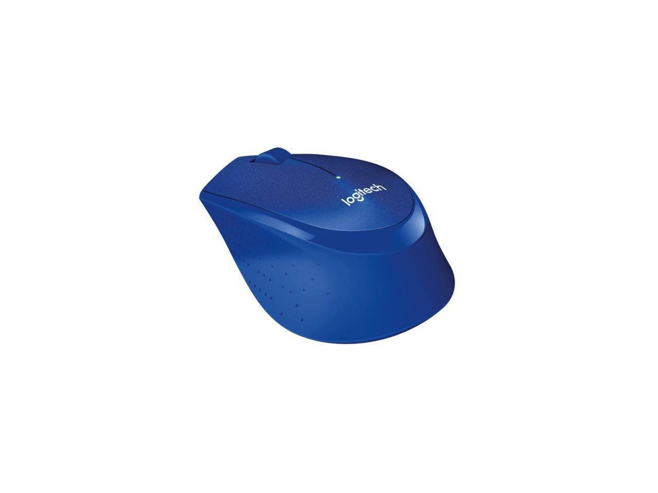 Logitech M330 910-004905 SILENT PLUS Black 3 Buttons 1 x Wheel RF RF Wireless Optical 1000 dpi Mouse - Grey/ Blue/ White/ Black