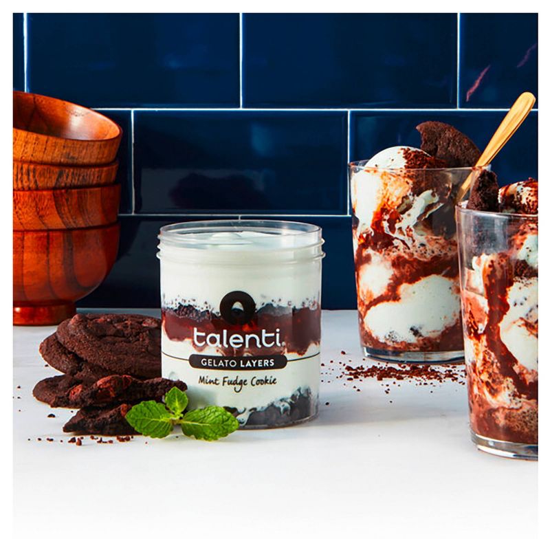 Talenti Gelato Layers Mint Fudge Cookie - 11oz