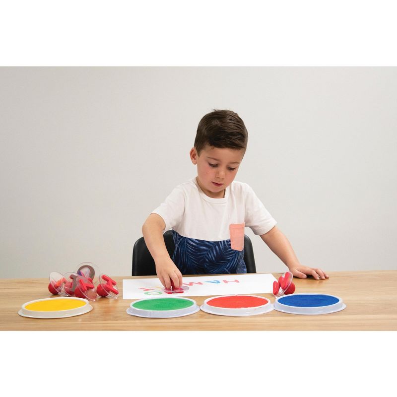 Center Enterprises Plastic Jumbo-Grip Stamp Set, Uppercase Alphabet