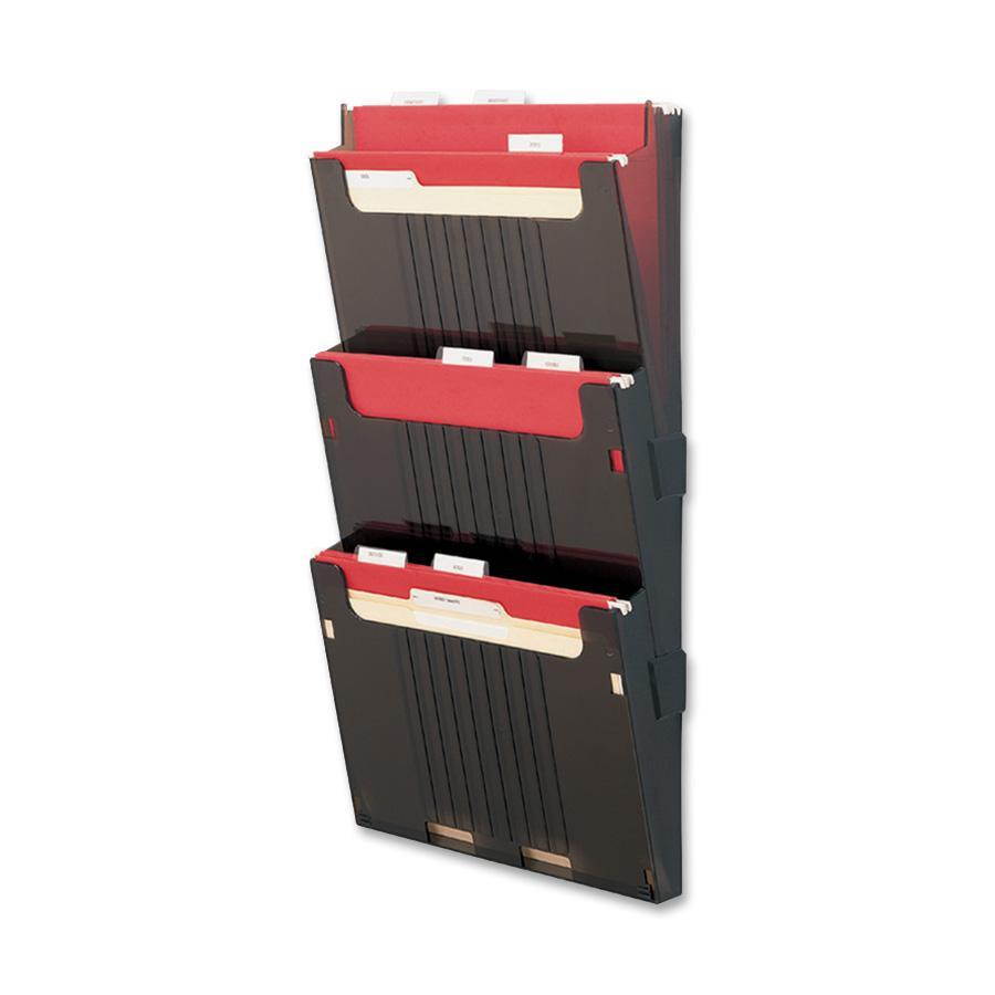 Deflect-o Hanging Wall File Folder System 3 EA/ST