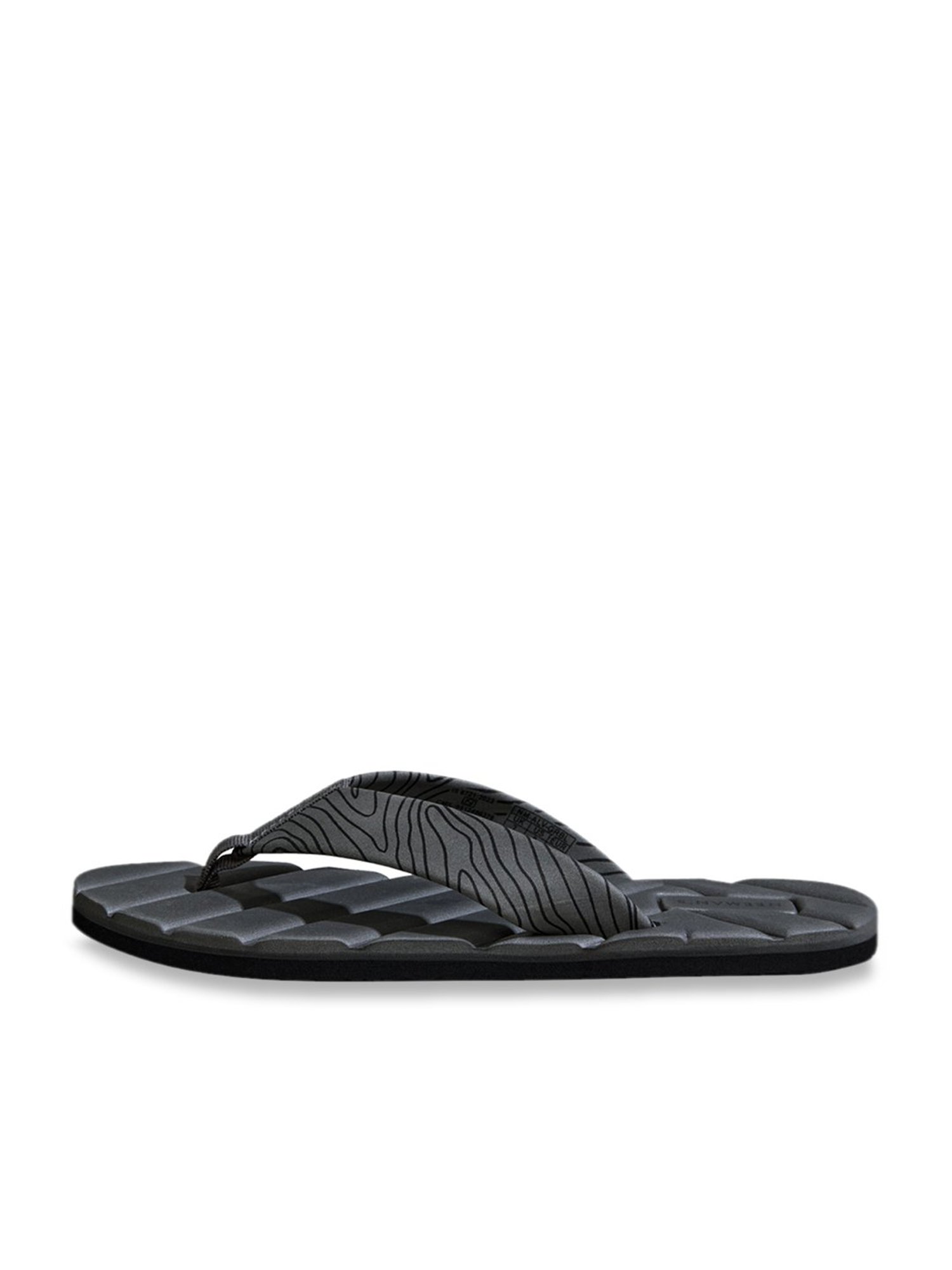 Neemans Men's Grey Flip Flops
