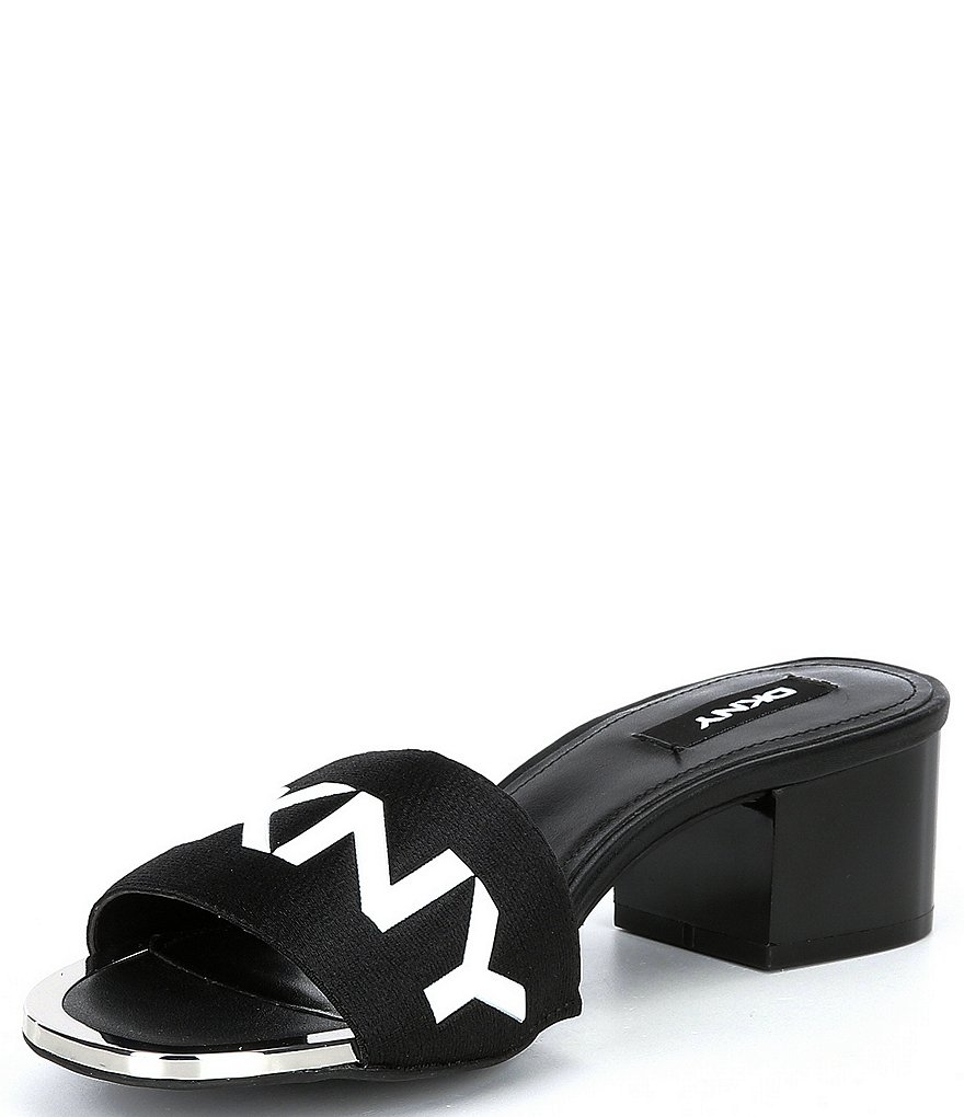 DKNY Falan Signature Logo Mules