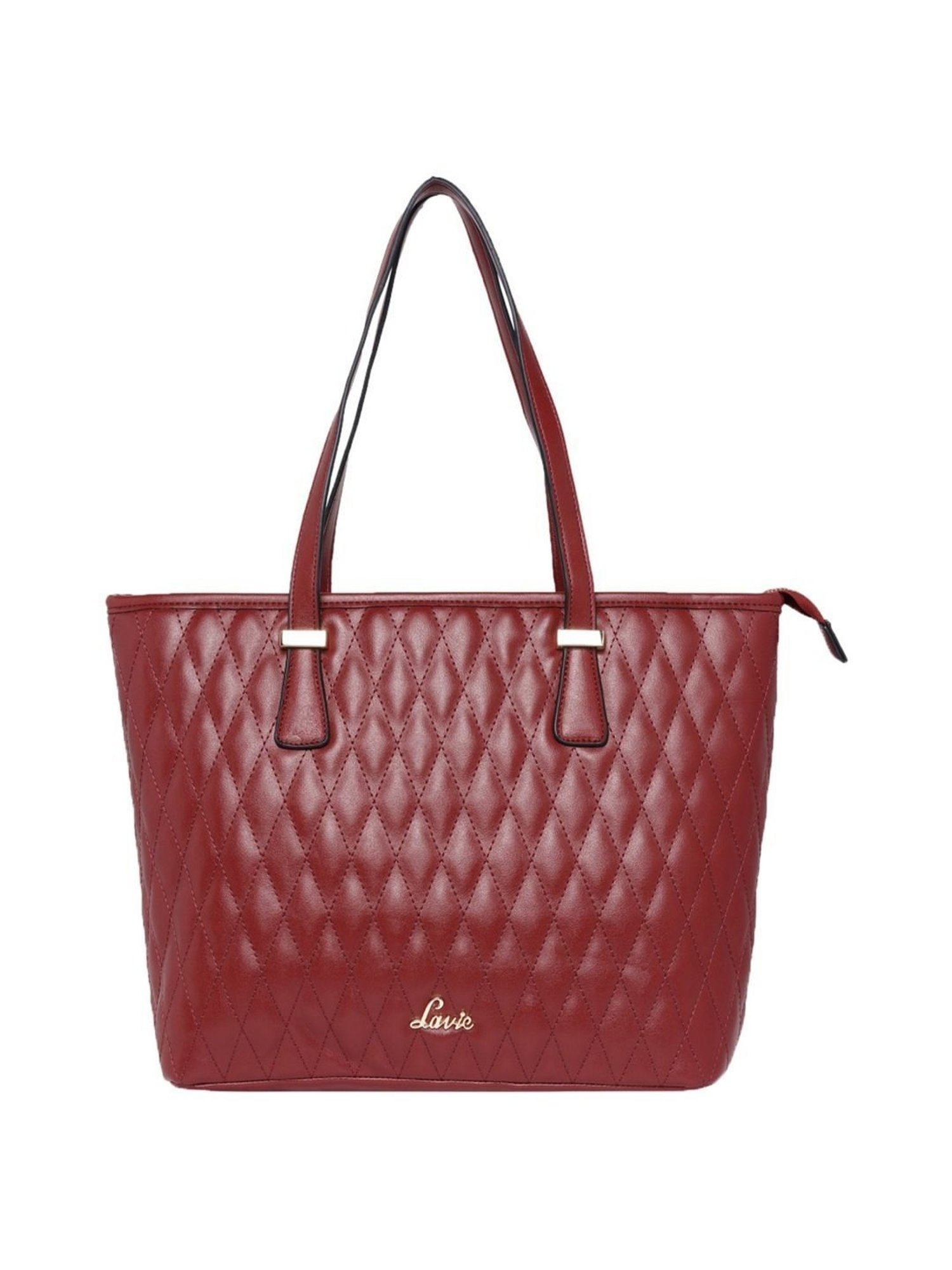 Call It Spring Black Combo Solid Large Tote Handbag