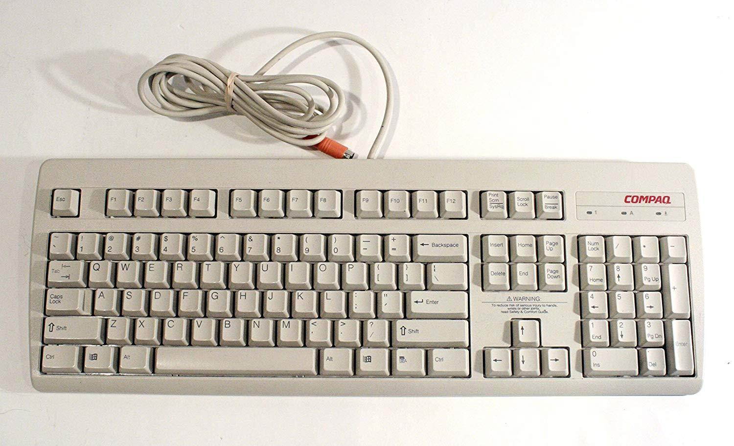Compaq Kb-0133 Windows Keyboard Ps/2 8-hot Keys 265987-008