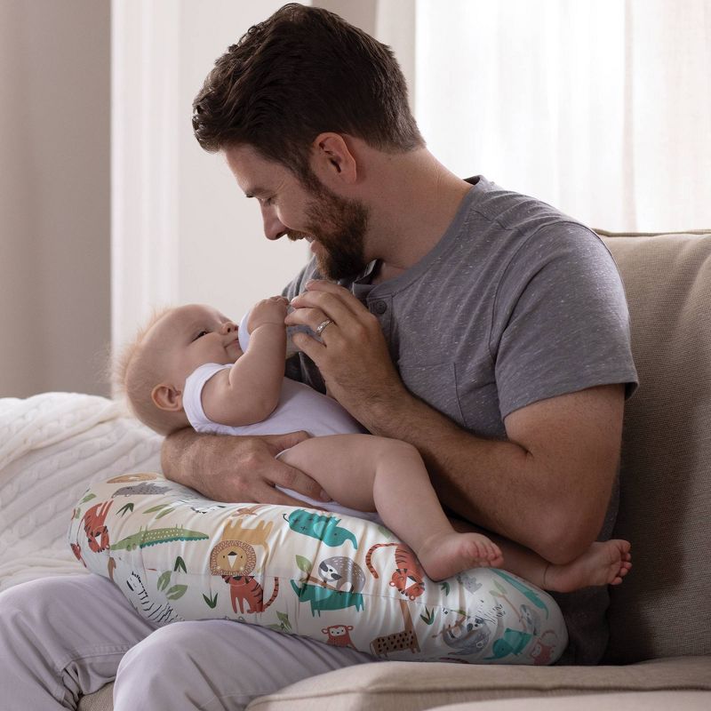 Boppy Original Feeding and Infant Support Pillow - Floral Stripes