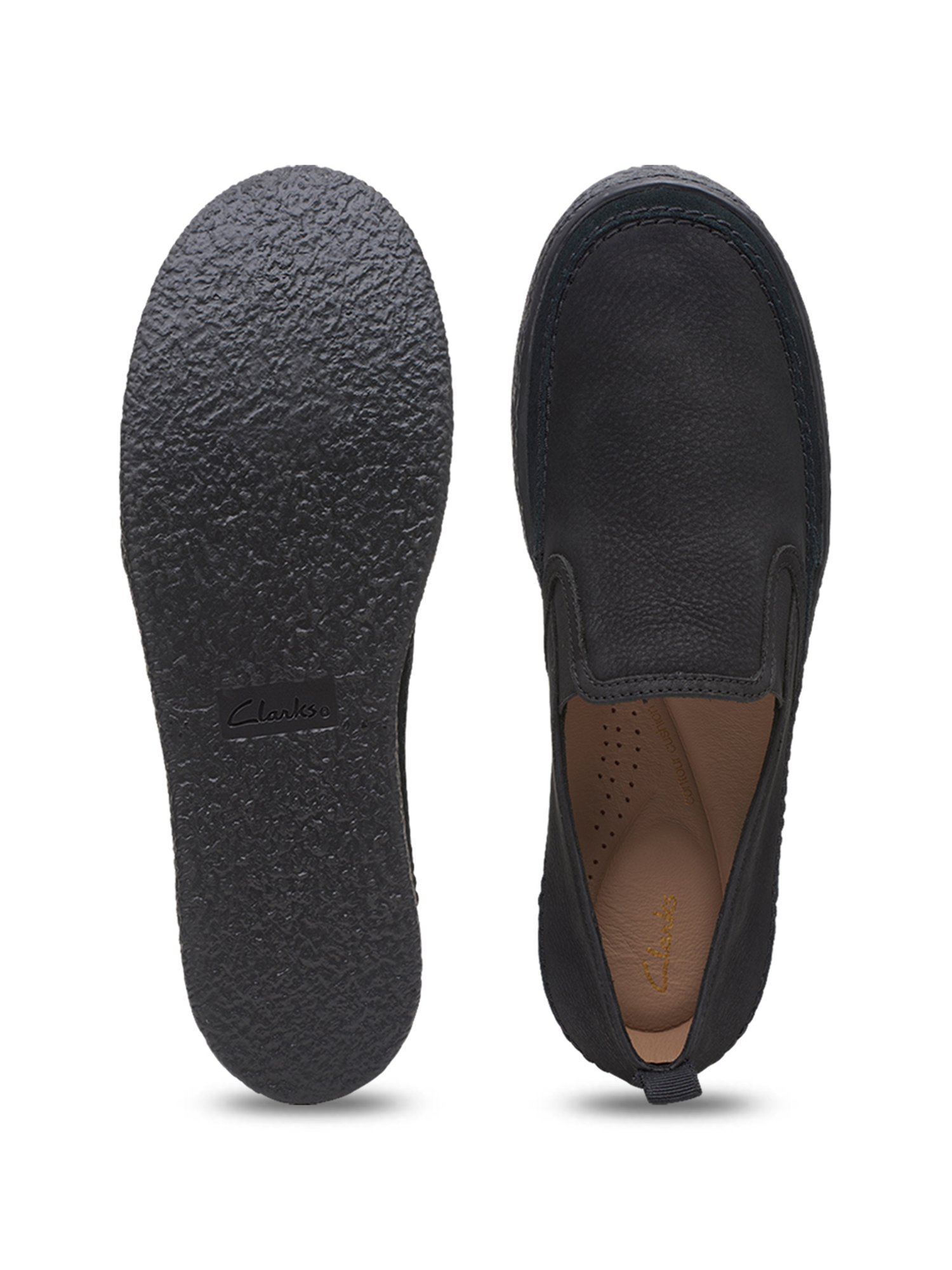 Clarks Women's Barleigh Slip Black Loafers