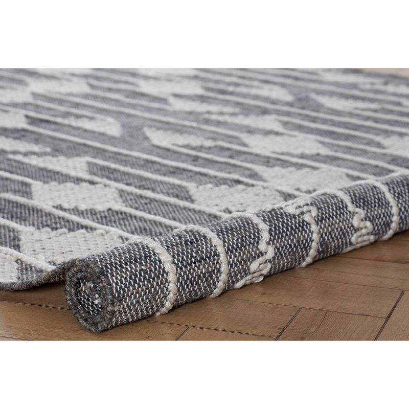 8'x10' Nightfall of Diamonds Area Rug Blue/Ivory - Anji Mountain