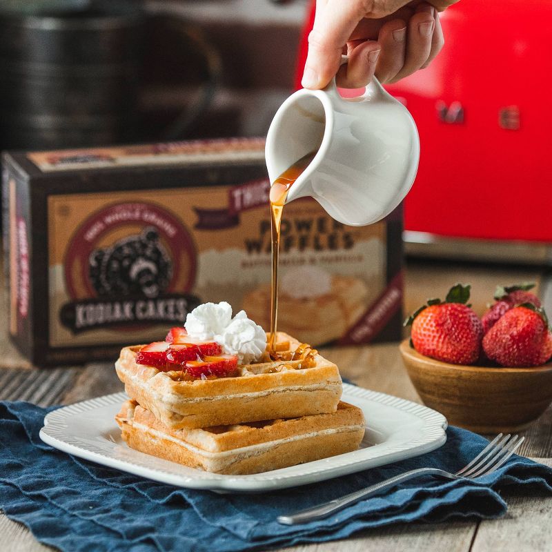 Kodiak Cakes Frozen Power Waffles Thick & Fluffy Buttermilk & Vanilla - 13.75oz/6ct