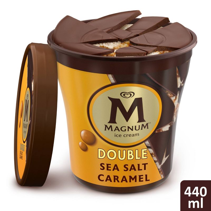 Magnum Tub Double Sea Salt Caramel Ice Cream - 14.8oz