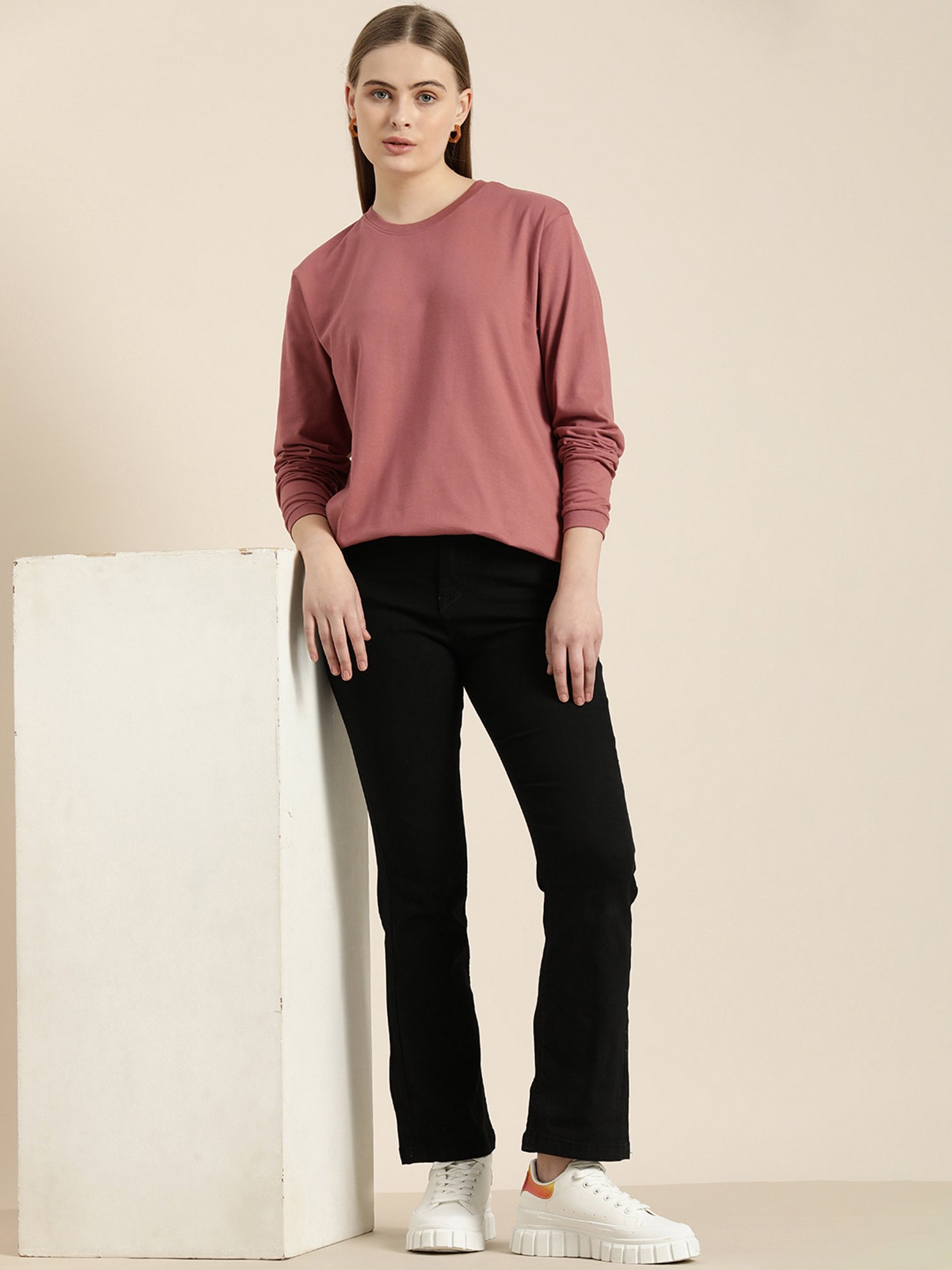 Dillinger Dusty Pink Cotton Oversized T-Shirt