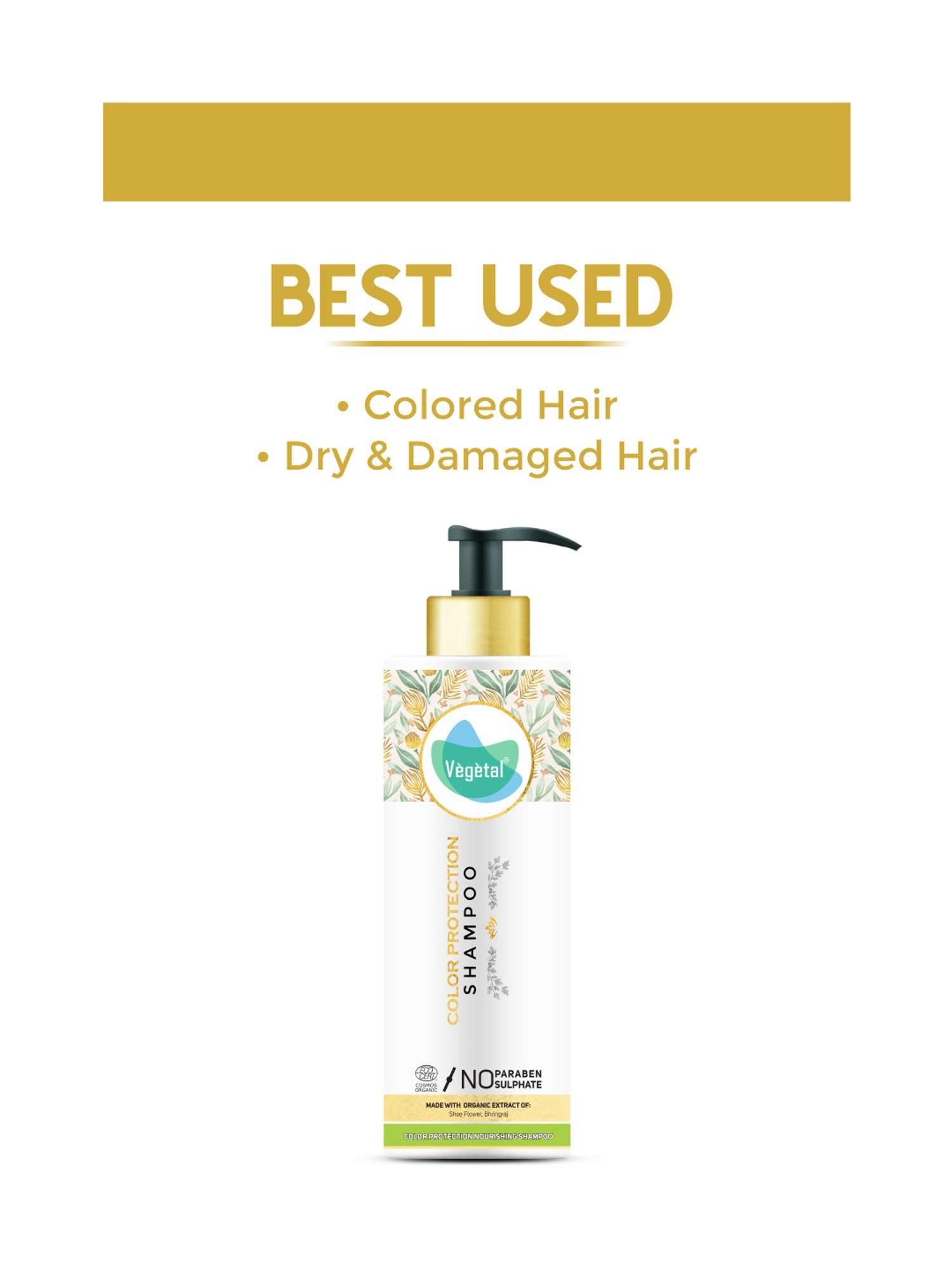 Vegetal Color Protection Shampoo - 200 gm