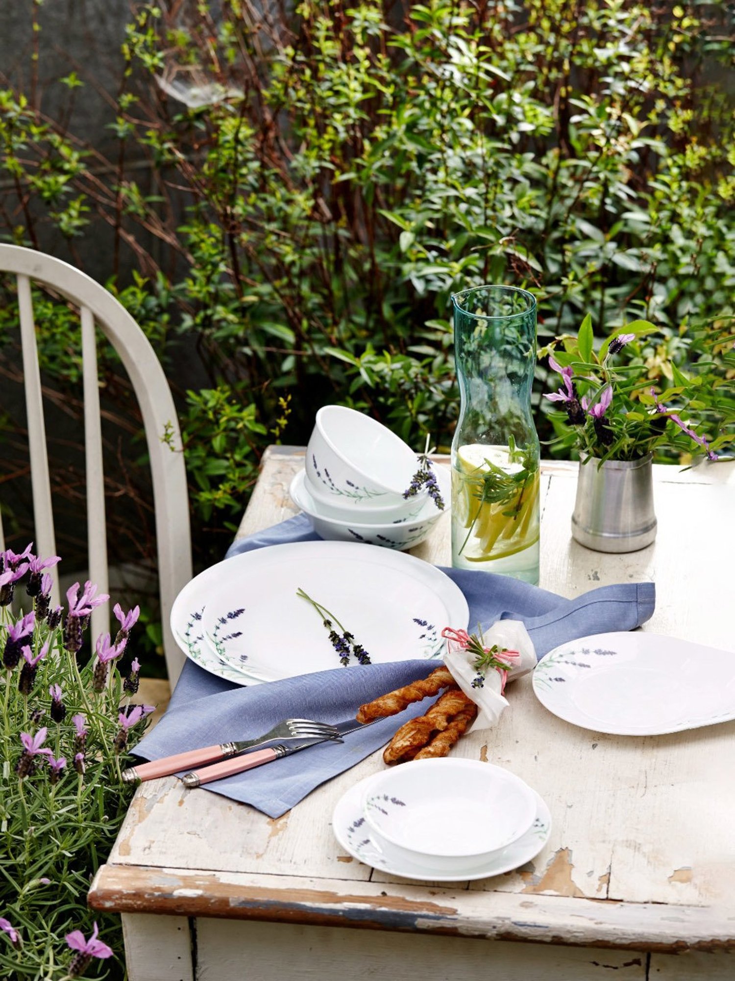 Corelle Asia Lavender Garden 828ml Curry Bowl