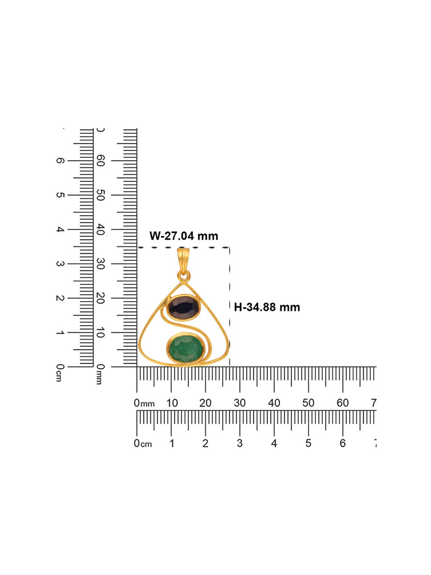 Joyalukkas 22k Love Embrace Gold Pendant