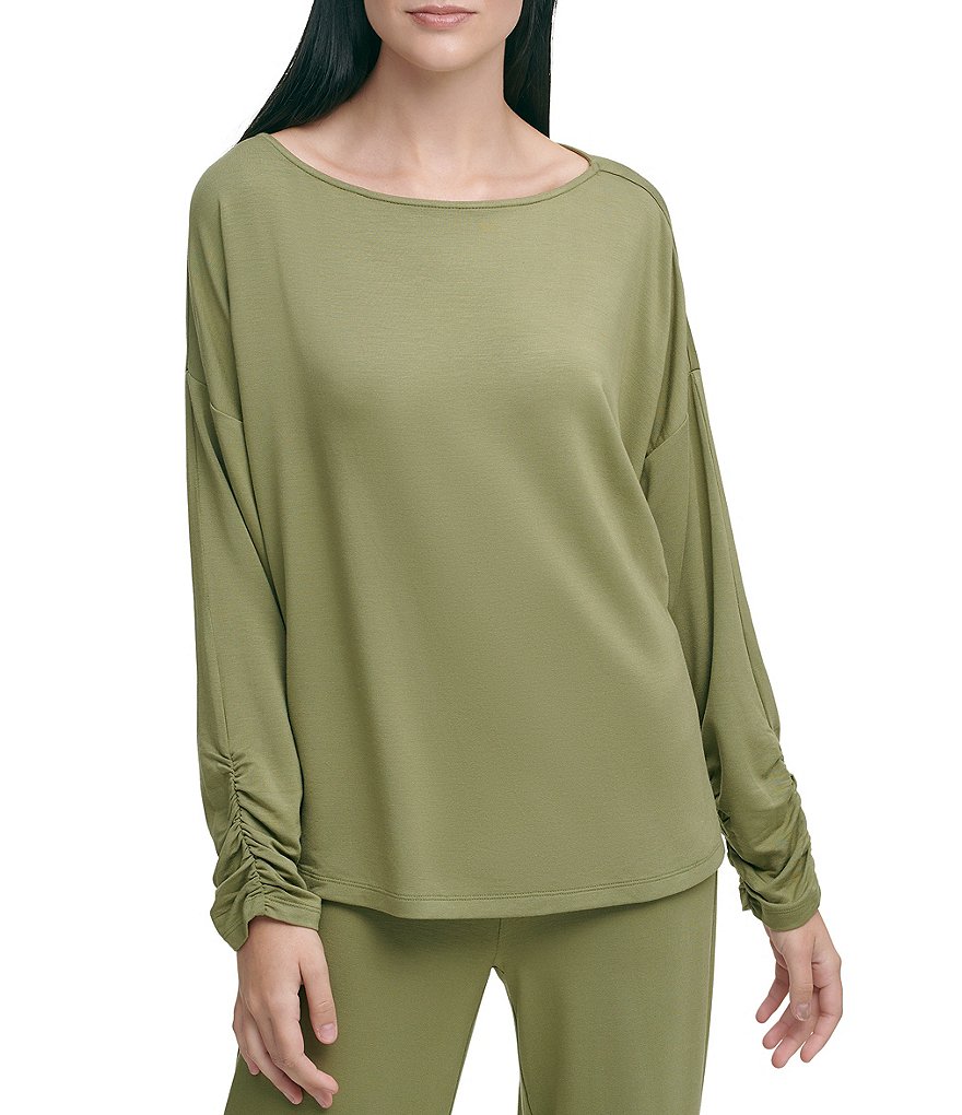 Karen Kane Short Sleeve Tie-Dye Hoodie